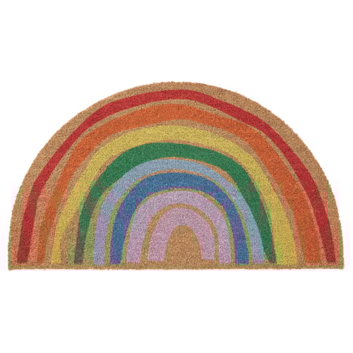 PILLEMARK door mat, indoor rainbow 2 ' 11 " 1 ' 8 " 1 " 3.55 sq feet