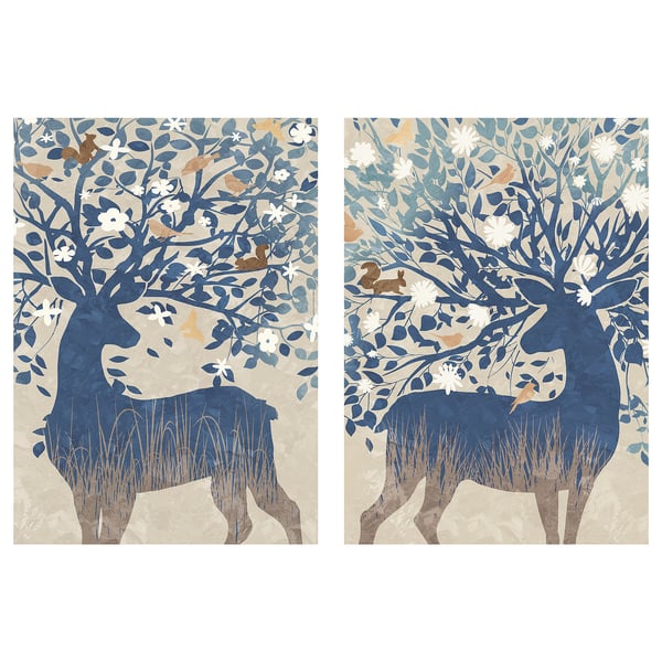 PJÄTTERYD picture, deer, 19 ¾x27 ½" IKEA