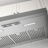 PLANENLIG Under cabinet range hood, Stainless steel