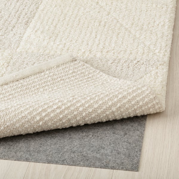 PLANKORSNING Rug, low pile, gray/beige, 5 ' 7 "x7 ' 10 "