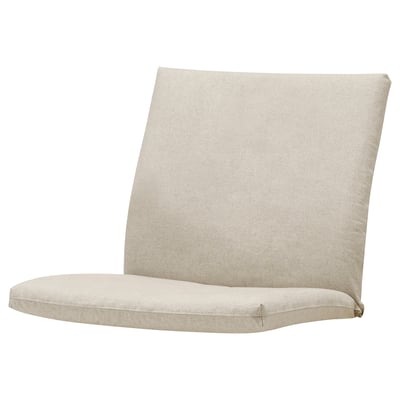 POÄNG Armchair cushion with low back, Katorp natural/beige