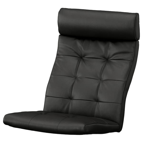 POÄNG Chair cushion, Grann black