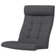 POÄNG Chair cushion, Gunnared dark gray