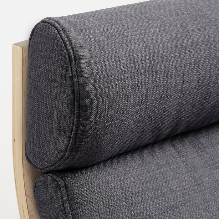 POÄNG chair cushion, Skiftebo dark gray IKEA