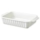 POETISK Baking dish, off-white, 12x8 "