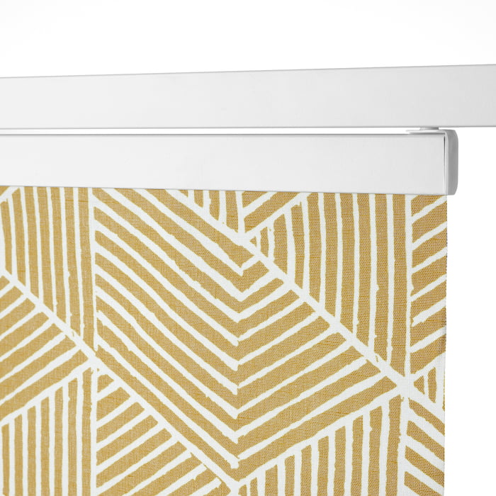 PRÄRIEOXALIS panel curtain, yellow, 24x118" IKEA