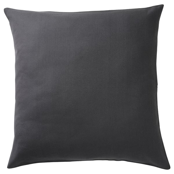 PRAKTSALVIA Cushion cover, anthracite, 20x20 "