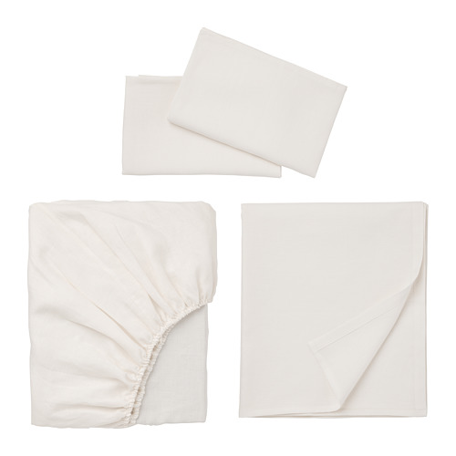 PUDERVIVA Sheet set King IKEA