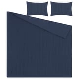 RÄVSTARR Comforter set, dark blue, Full/Queen