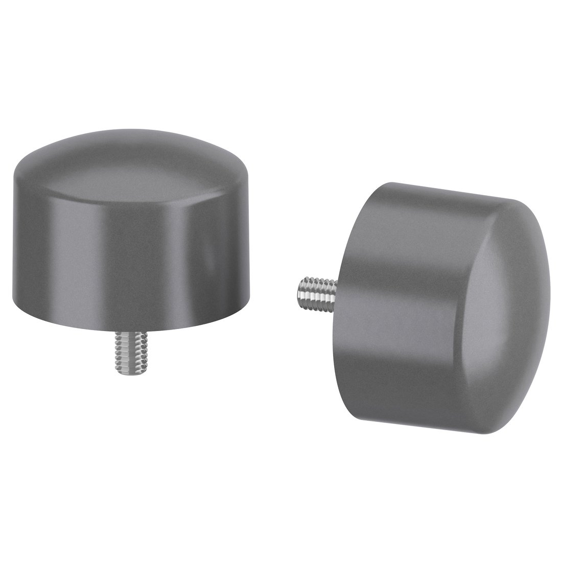 RAFFIG Finials, 1 pair, black IKEA