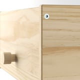 RAGGBERG Coat rack with shelf, pine, 15 3/4x8 1/4x6 3/4 "