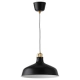 RANARP Pendant lamp, black, 15 "