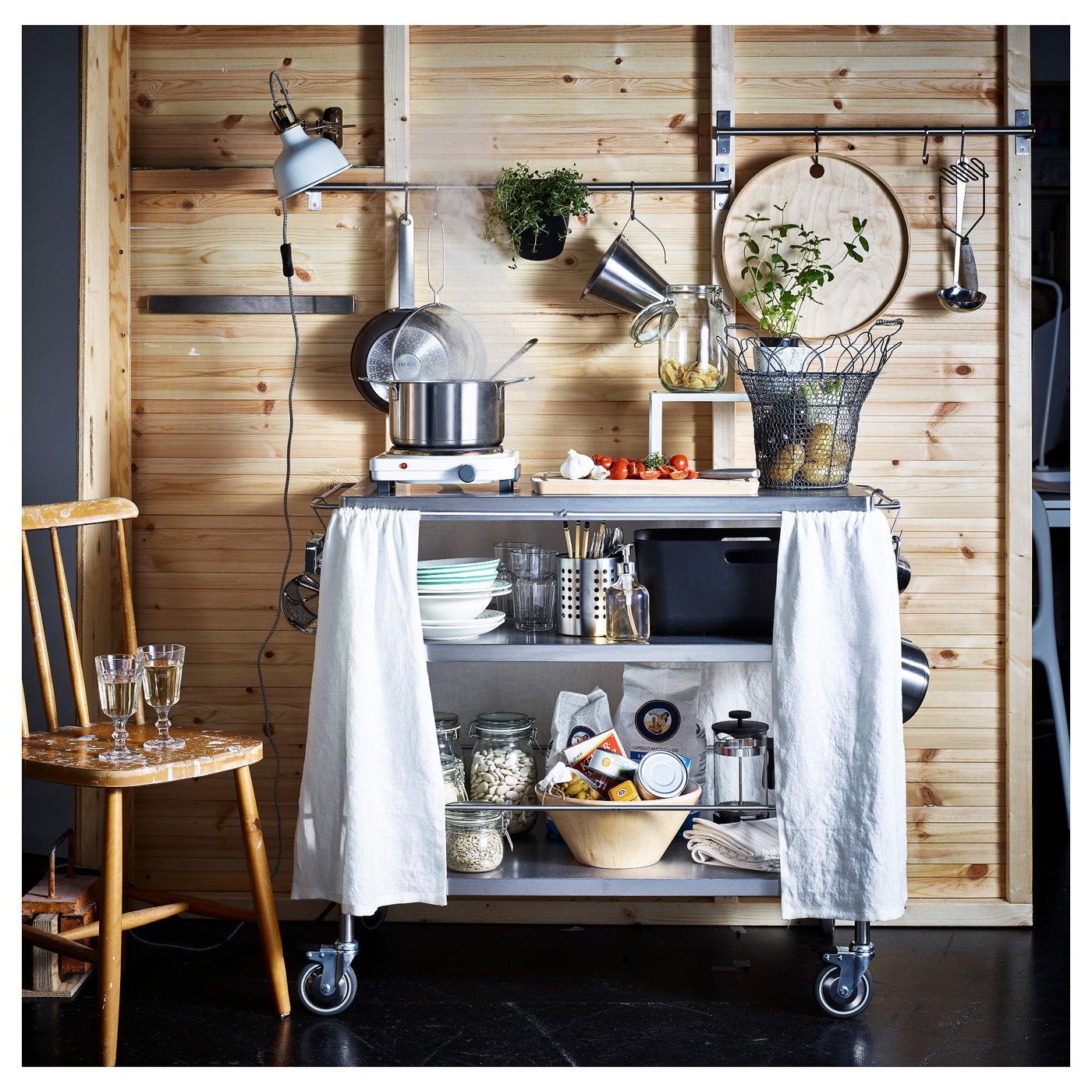 RANARP Wall/clamp spotlight offwhite IKEA