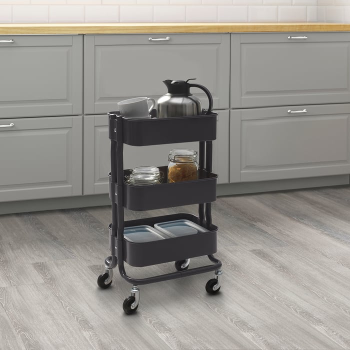 RÅSHULT utility cart, gray, 11x15x255/8" IKEA