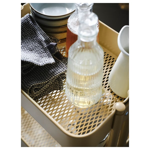 RÅSKOG utility cart, yellow, 133/4x173/4x303/4" IKEA