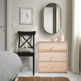 RAST 3-drawer dresser, pine, 24 3/8x26 3/4 "