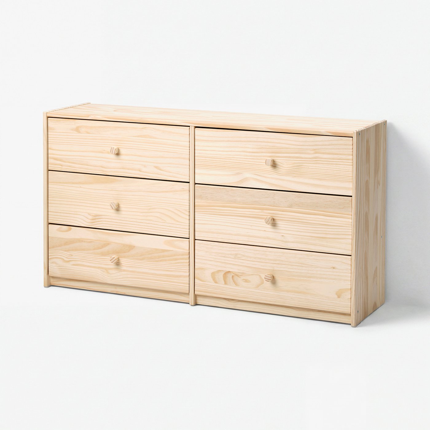 RAST 6-drawer dresser, pine, 487/8x263/4