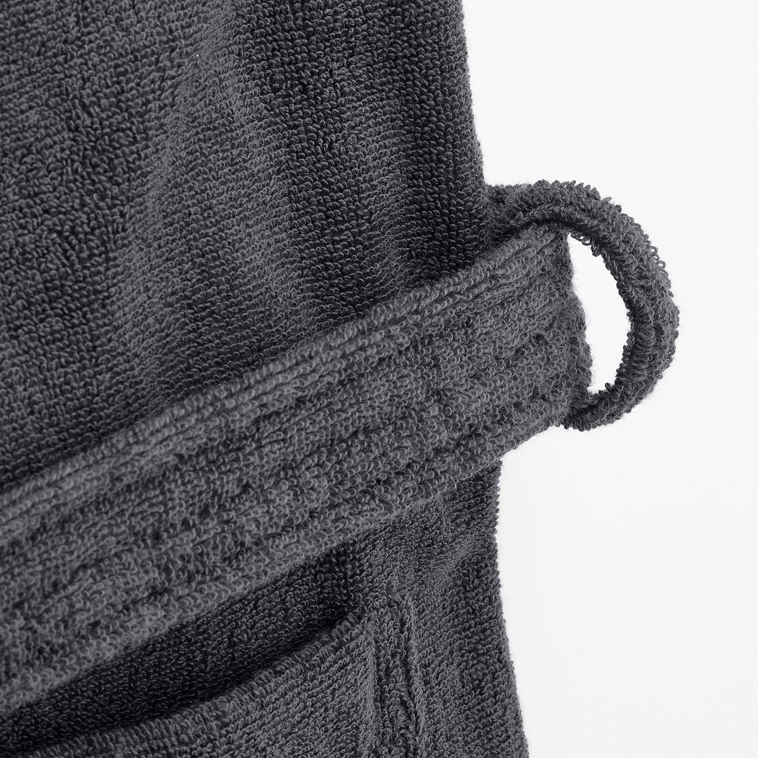 RASTÄLVEN Bathrobe, dark gray, S/M IKEA