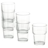 REKO Glass, clear glass, 6 oz