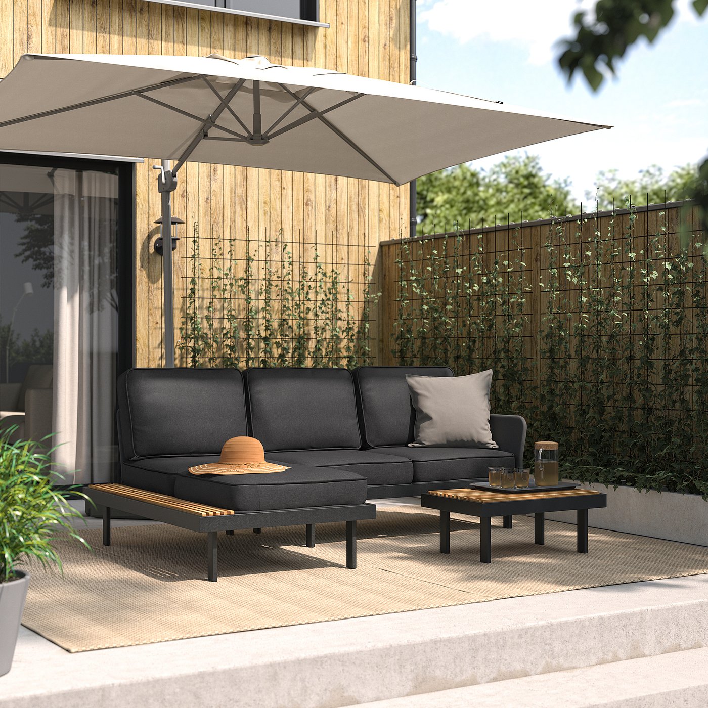 IKEA/ディヴリンゲ/BLACK DYVLINGE ディヴリンゲ 回転イージーチェア, ケーリンゲ ブラック - IKEA