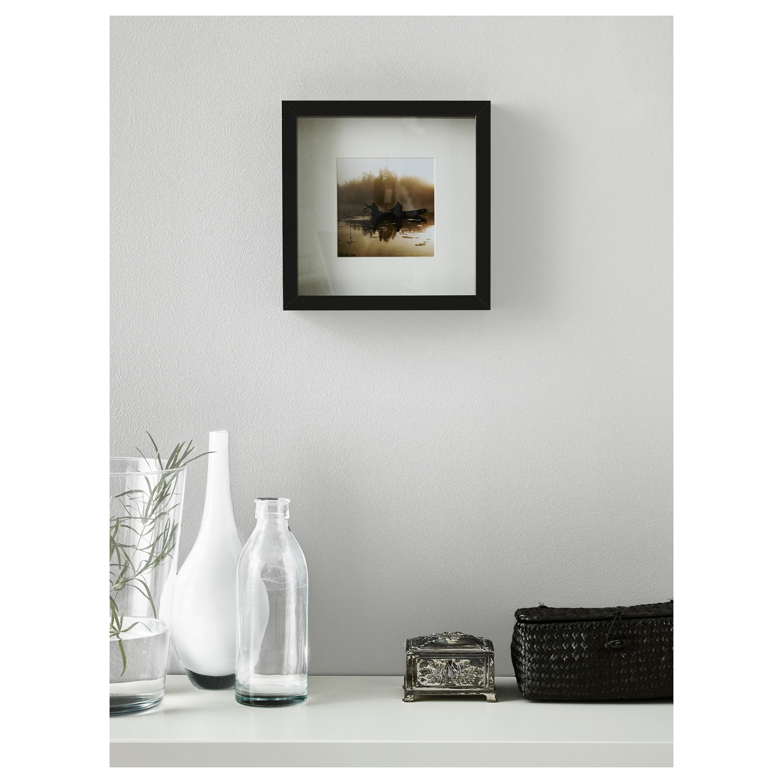 RIBBA Frame, black, 9x9" - IKEA
