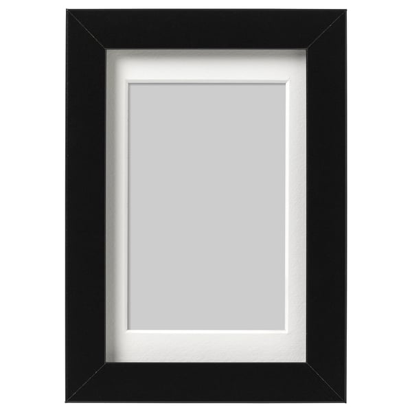 RIBBA frame, black, 4x6" IKEA