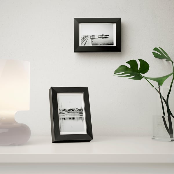 RIBBA frame, black, 4x6" IKEA