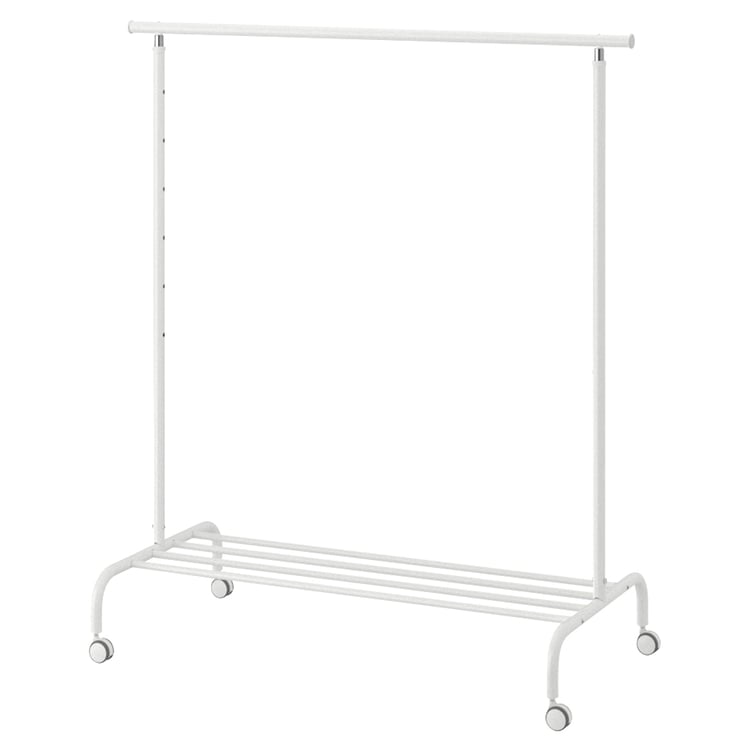 RIGGA White Clothes Rack Popular & Practical IKEA