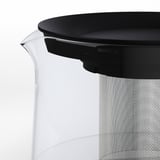 RIKLIG Teapot, glass, 1.6 qt