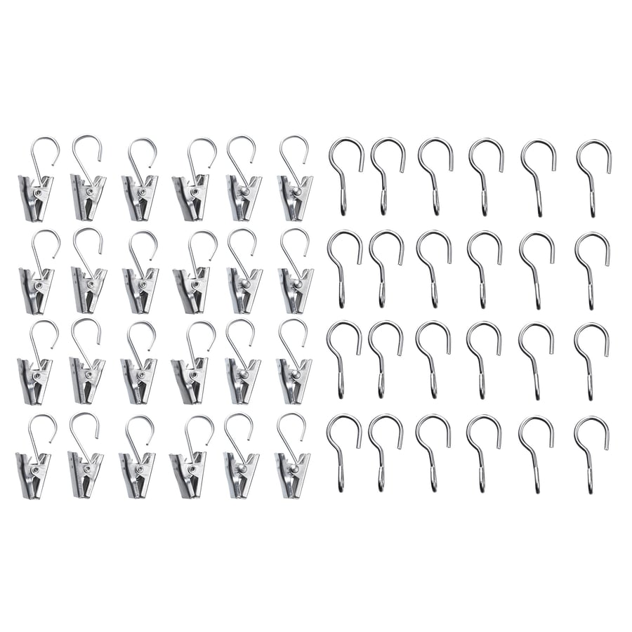 RIKTIG curtain hook with clip, 24 pack IKEA