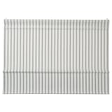 RINGBLOMMA Roman blind, white/green/stripe, 34x63 "