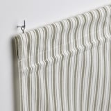 RINGBLOMMA Roman blind, white/green/stripe, 48x63 "