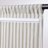 RINGBLOMMA Roman blind, white/green/stripe, 48x63 "