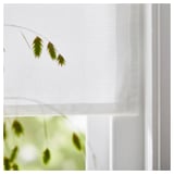 RINGBLOMMA Roman blind, white, 34x63 "