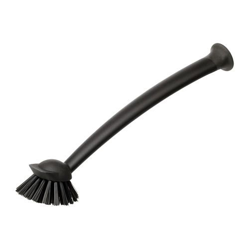 RINNIG Dish brush, gray