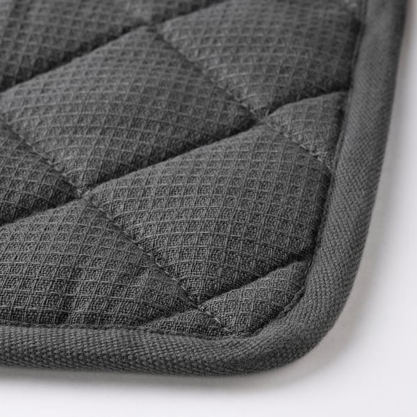 RINNIG Pot holder, gray, 8x8 "
