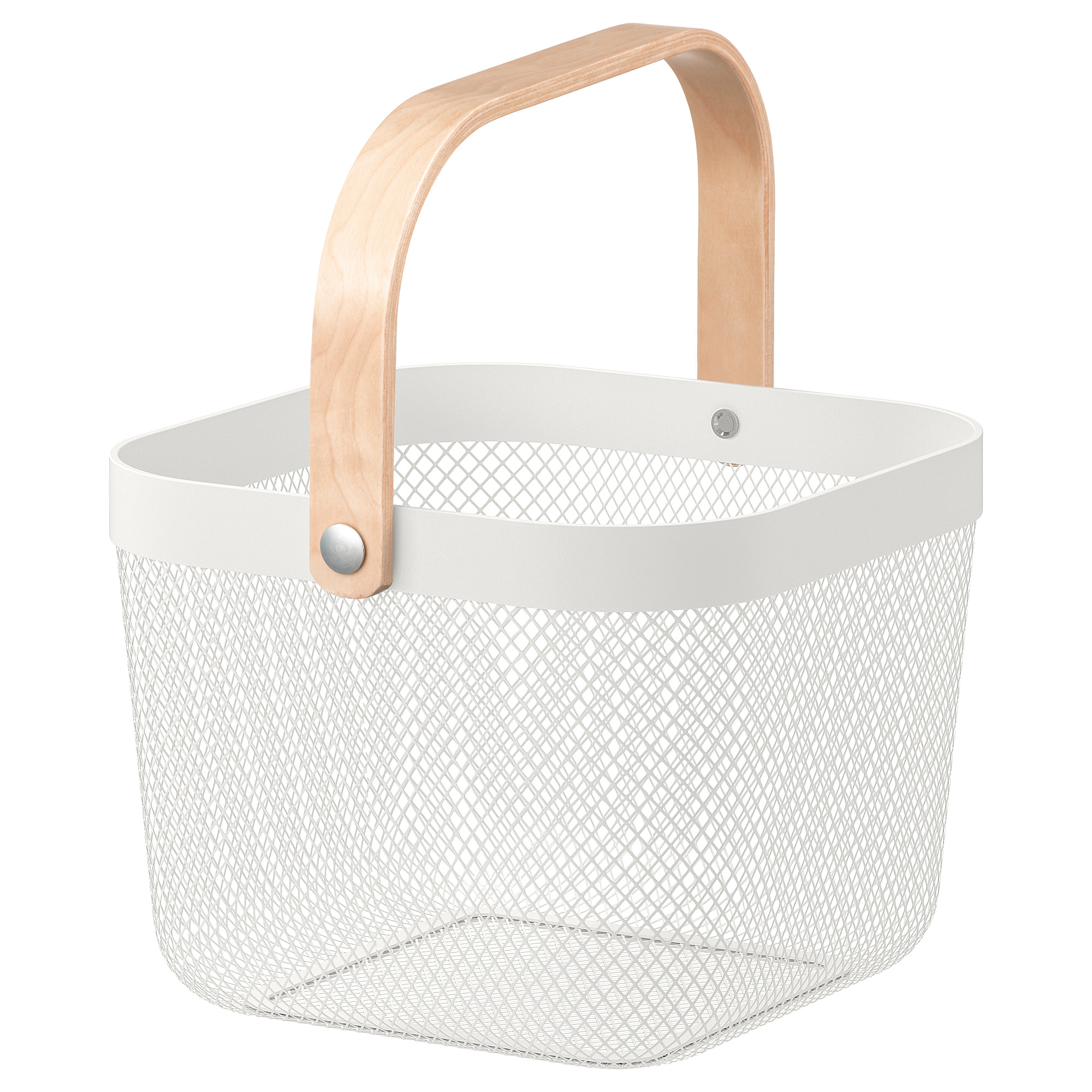 RISATORP Wire basket, white IKEA