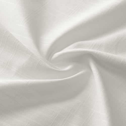 RITVA Curtains with tie-backs, 1 pair, white/with heading tape, 57x118 "