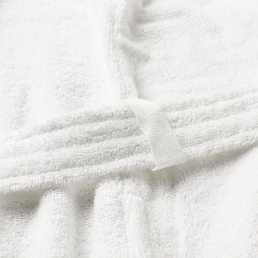 ROCKÅN Bathrobe, white, L/XL IKEA