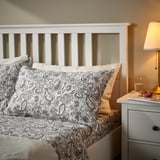 RODGERSIA Sheet set, gray/white, King