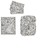 RODGERSIA Sheet set, gray/white, King