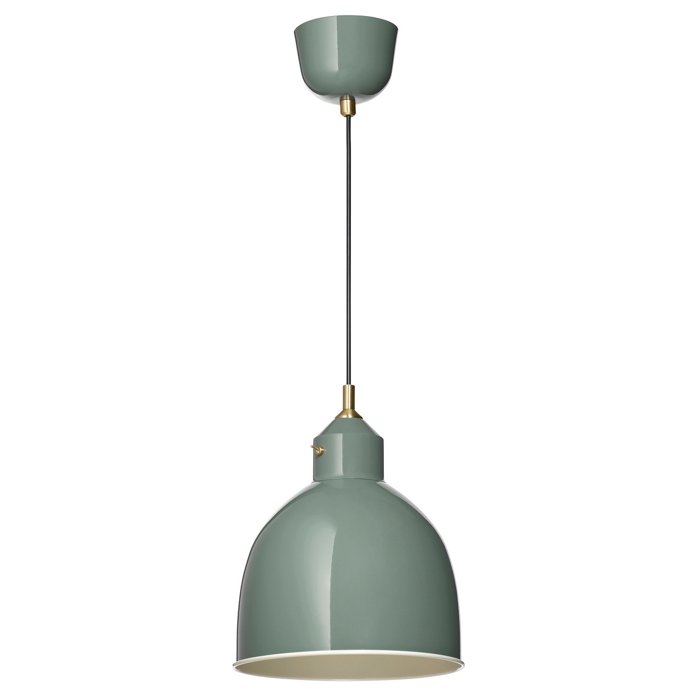 RÖDFLIK pendant lamp, gray-green - IKEA US
