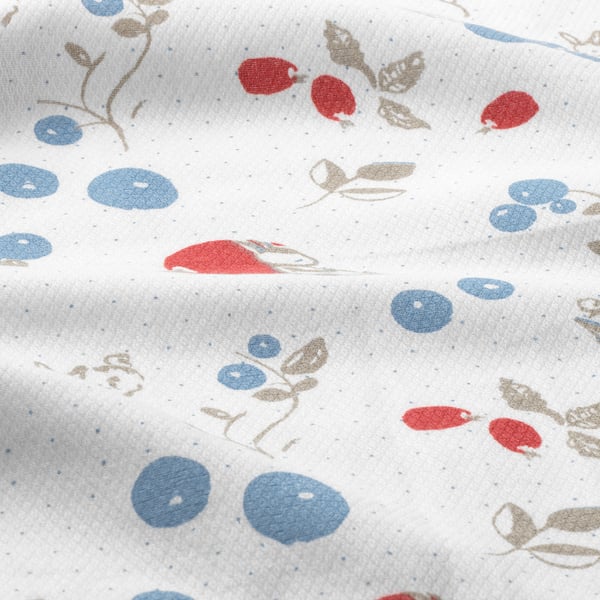 RÖDHAKE Washcloth, dots/blueberries pattern, 12x12" IKEA