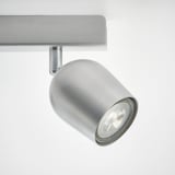 RÖKFRI Ceiling spotlight with 3 lights, aluminum color