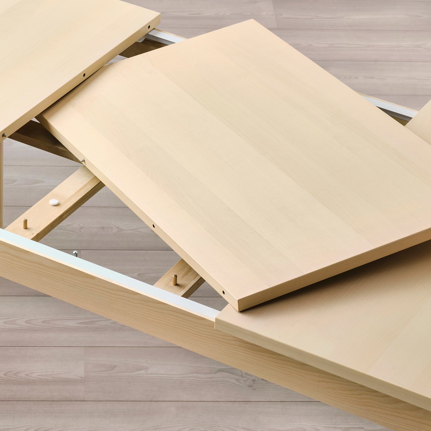 RÖNNINGE LISABO Birch Table & 4 Chairs Set