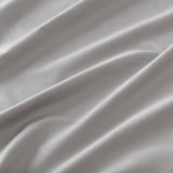 RÖNNVECKMAL Flat sheet, gray, King