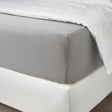 RÖNNVECKMAL Sheet set, gray, Queen