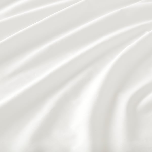 RÖNNVECKMAL Sheet set, white, Queen