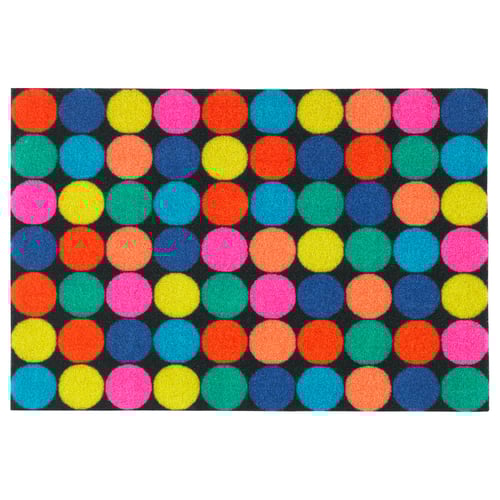 RORSLEV door mat multicolor 2 ' 0 " 1 ' 4 " 0 " 2.58 sq feet 3.64 oz/sq ft 1.47 oz/sq ft 0 "