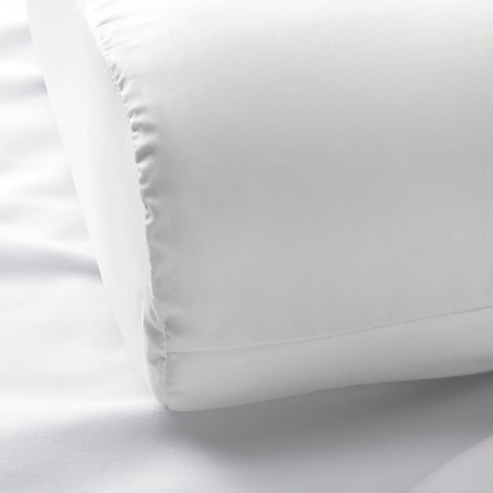 ROSENSKÄRM pillowcase for ergonomic pillow, white, 13x20" IKEA